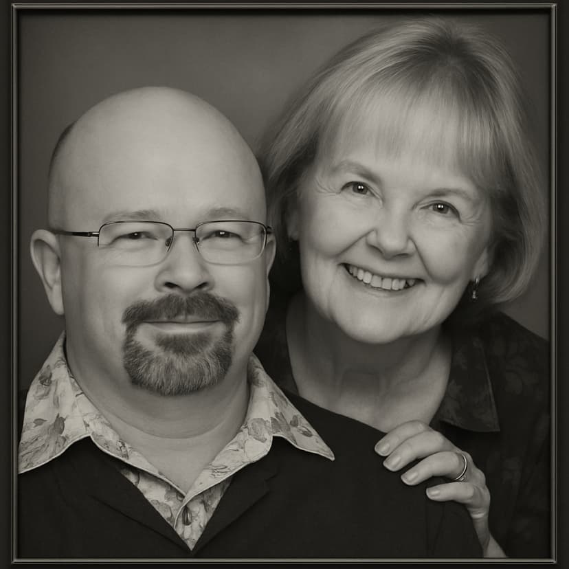 Dean and Val, a couple married by Dr. Christina Gilman 30 years ago